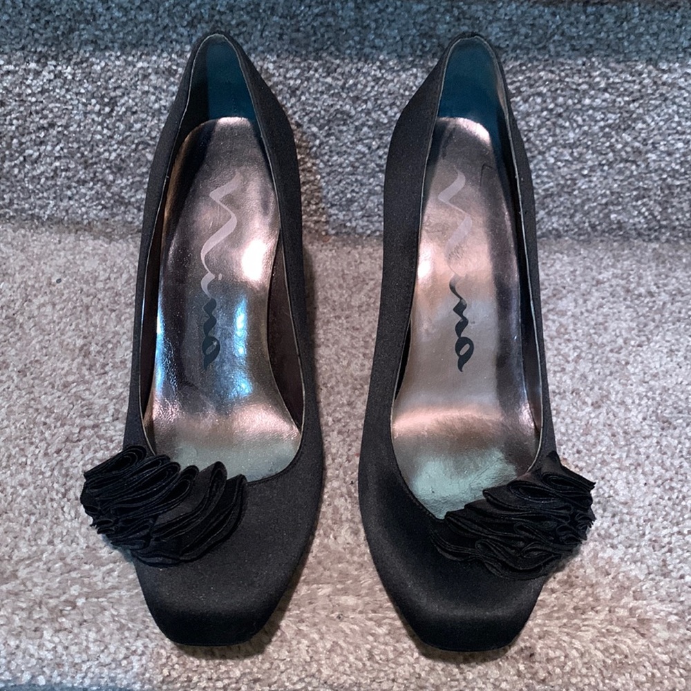 Nina fancy satin shoes.
